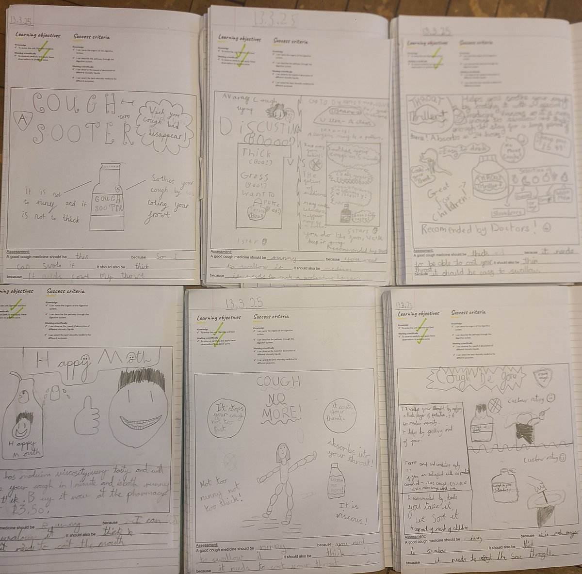 In Science, Year 4 have finished their unit looking at viscosity by being phramacologists and designing the perfect cough medicines #Scarcroftscience