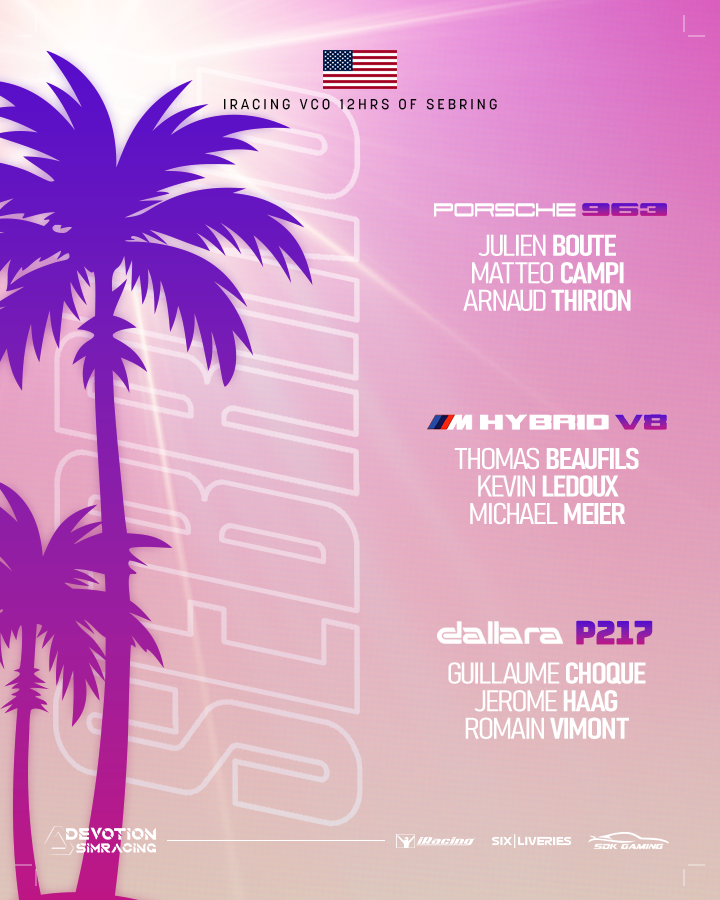 Ready for the week end.🌴

<a href="/iRacing/">iRacing</a> <a href="/vcoesports/">VCO 🕹🏎</a>