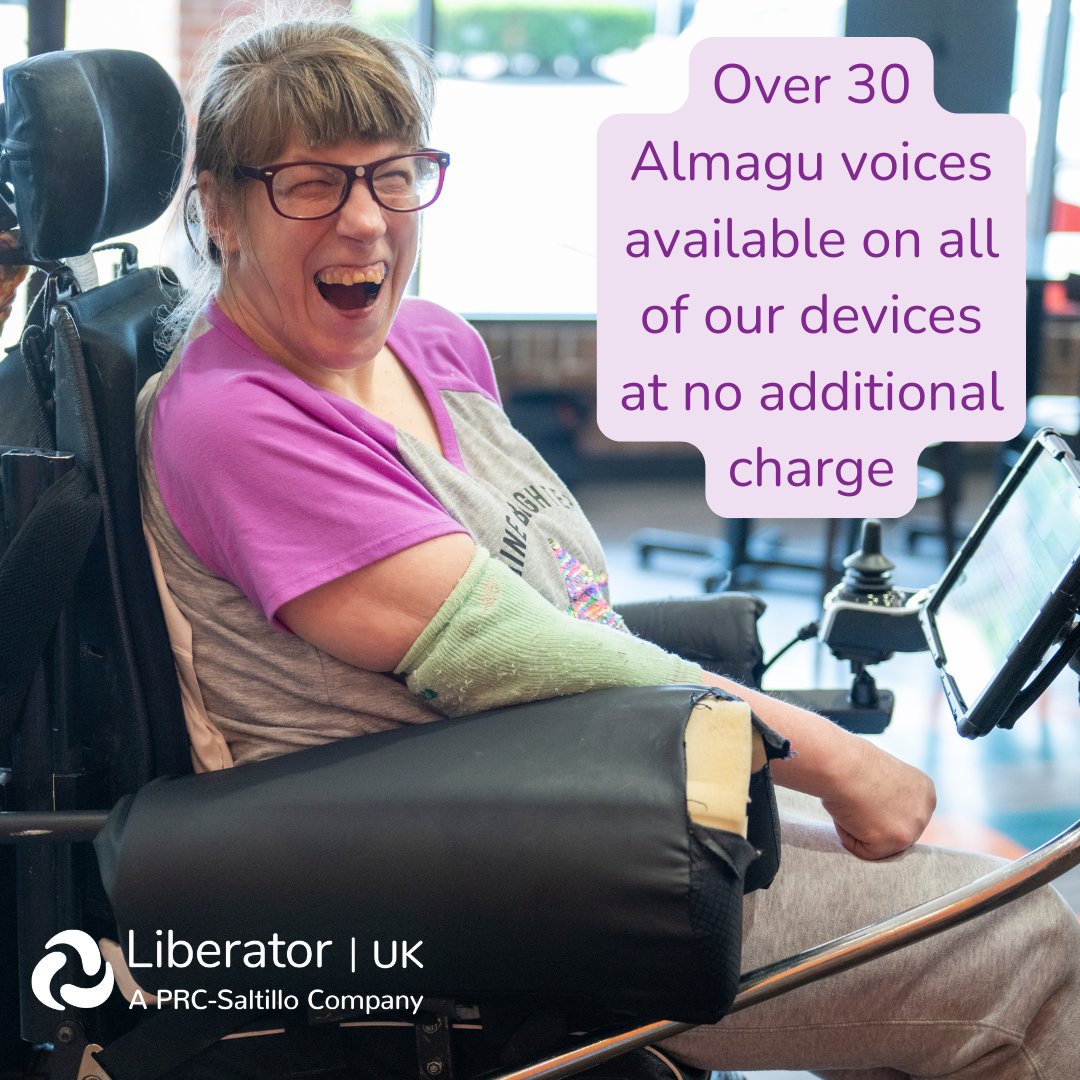 🎤 Explore Almagu Voices for AAC!

Available on all our latest AAC devices* and iOS apps for free, Almagu voices offer regional options to reflect your unique identity. 

Learn more: liberator.co.uk/support/produc…

#AACVoices #InclusiveCommunication 💬✨   *Latest devices only.