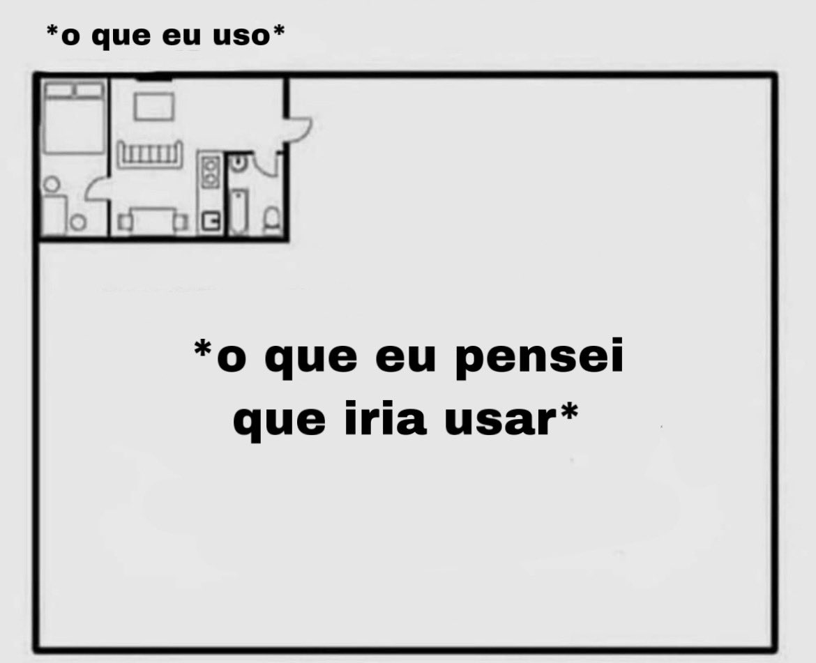 Tenho que relevar uma coisa...