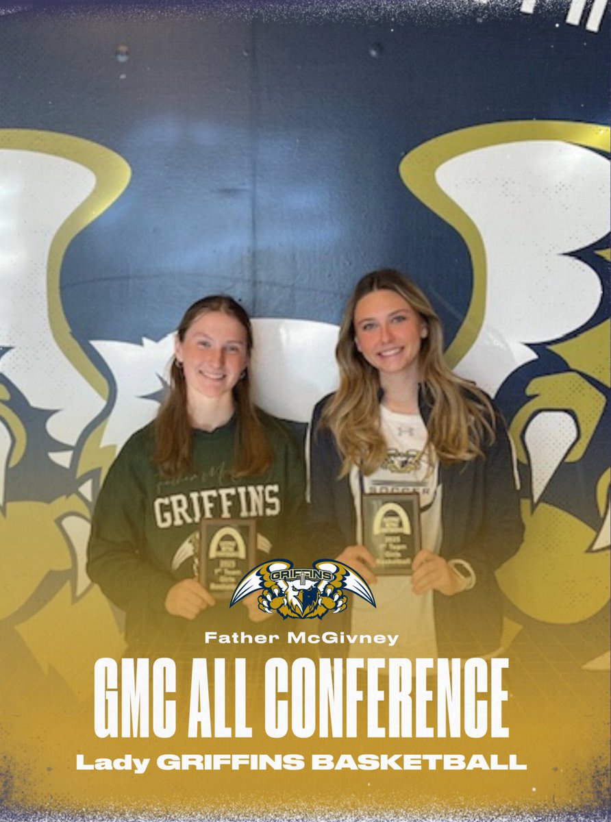 FMLadyGriffins's tweet image. Congratulations to Izzie and Devin on earning GMC all conference this season!