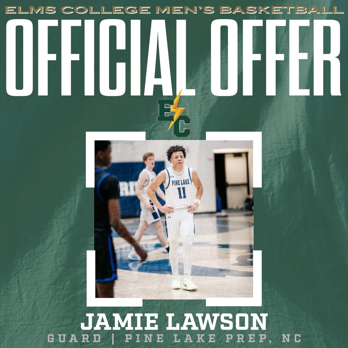 Jamie (@jamielawson2025) on Twitter photo After a great visit with Coach Pish, I am blessed to receive an offer from Elms College.
<a href="/ElmsBlazersMBB/">Elms Mens Basketball</a> <a href="/PineLakeBball/">Pine Lake Basketball</a> <a href="/carolinariptide/">Carolina Riptide 🌊</a> After a great visit with Coach Pish, I am blessed to receive an offer from Elms College.
<a href="/ElmsBlazersMBB/">Elms Mens Basketball</a> <a href="/PineLakeBball/">Pine Lake Basketball</a> <a href="/carolinariptide/">Carolina Riptide 🌊</a>