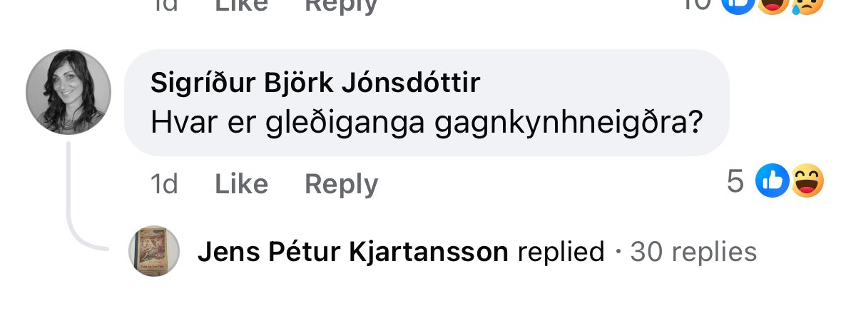 Segi það með þessari. HVAR er gleðiganga gagnkynhneigðra ? 🙃🫠