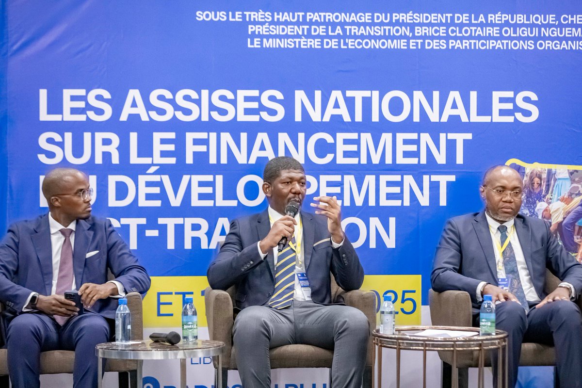 La <a href="/SGG_gabon/">Société de Garantie du Gabon</a>, représentée par son Directeur Général, M. Alban ETHO, a pris part aux côtés de <a href="/FondsOkoume/">OkoumeCapital</a>, aux #AssisesNationales sur le #Financement du Développement Post-Transition, tenues les 17 et 18 mars 2025 à #Libreville.

En savoir plus 👉: urlz.fr/uiO4