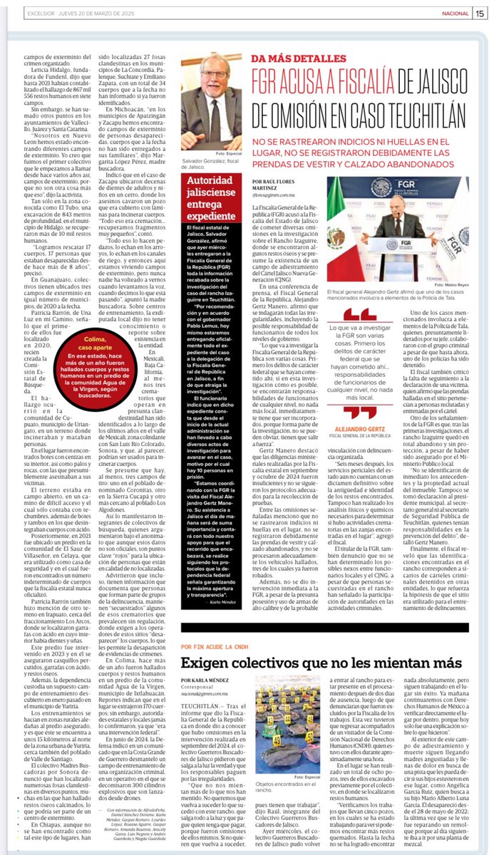letroblesrosa's tweet photo. ENORME trabajo de los corresponsales de @Excelsior 

La tragedia de las fosas clandestinas en nuestro país. 

https://t.co/TmskZtQW3E https://t.co/QhNma7rdsn