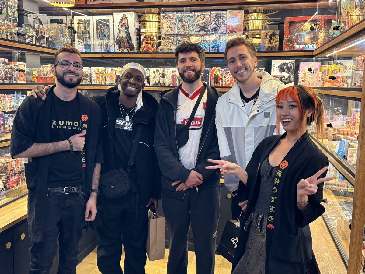 🔥BIG NEWS🔥 The Sidemen dropped by Uzumaki London!! What a fun time it was to have you guys and be featured in the latest Sidemen Sunday video 🥳 

It was so cool to chat about all things anime with you! You were all lovely ☺️

#uzumakilondon #sidemen #anime #animefan