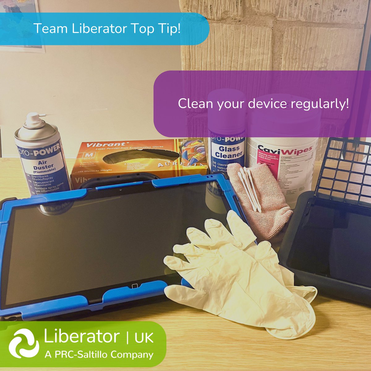 ✨ Mid-Month Reminder: Show Your Screen Some Love! 🧼

Keep your device in top shape with regular cleaning—especially for touch access. A streak-free screen = happiness! ✨

🔗 How to clean safely: liberator.co.uk/product-suppor…

#ScreenCare #TechTips 💻✨