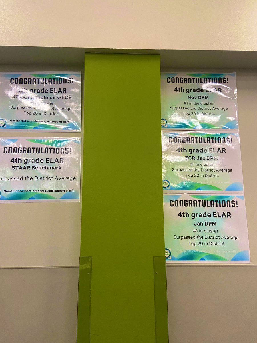<a href="/fraziergators/">Frazier Elementary</a> Way to go! You all are working hard and it SHOWS 👏