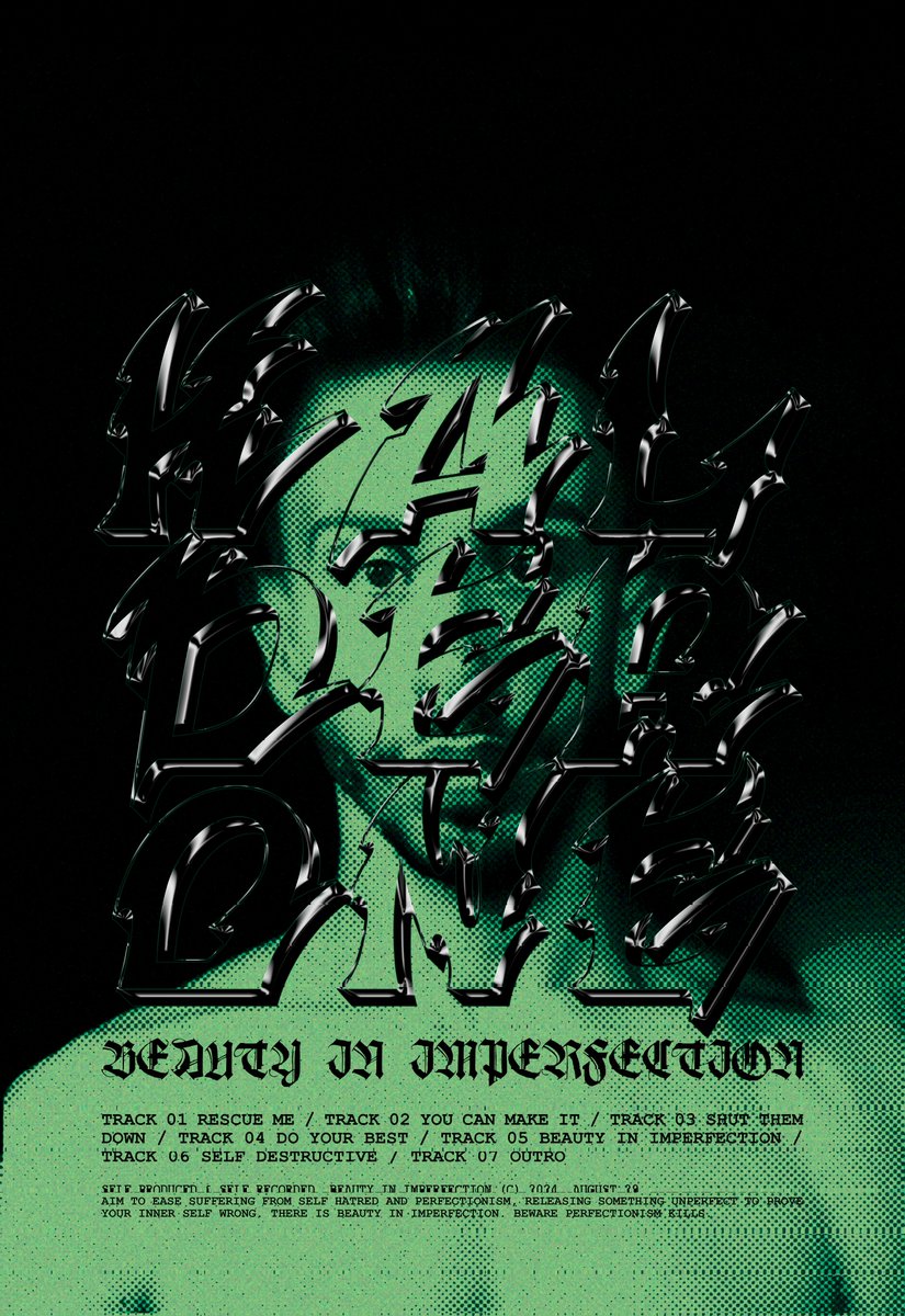 Beauty In Imperfection poster 🖤