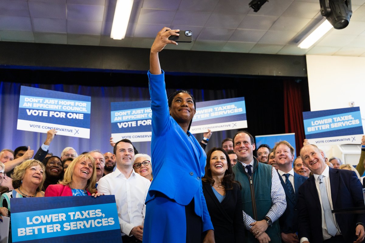 Conservative councils deliver lower taxes and better services.

On 1st May, the choice is clear.