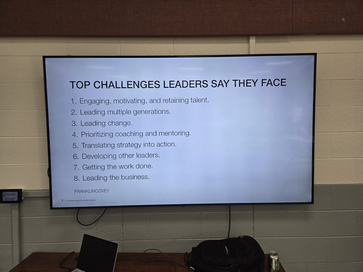 Such a 👌 day of PD for <a href="/NC_LCS/">LCSNC</a> w/ partner <a href="/franklincovey/">FranklinCovey</a>.  <a href="/LesleyEason/">Lesley Eason</a> is keeping it real,  impactful &amp;guiding our district &amp;BOE members thru 4 essential roles of leadership. We're all in as we prepare for strategic planning &amp; next year's business.
#Leadershipmatters
<a href="/ncsupers/">Jack Hoke</a>