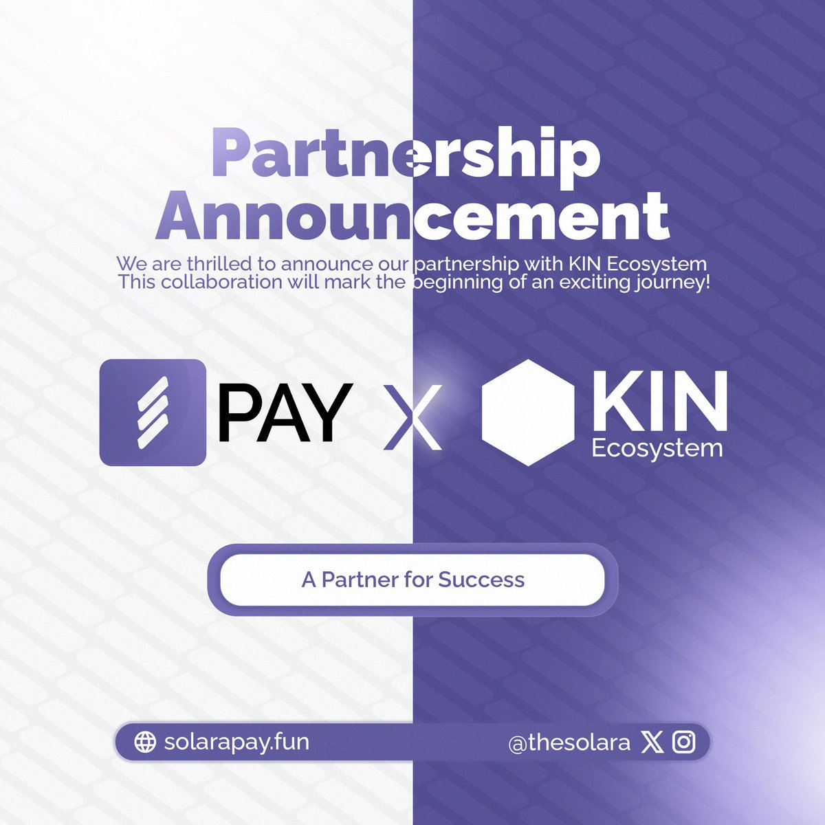 🚀 Big news!  

We’ve teamed up with @TheSolara to integrate Kin into Solara Pay! Businesses can now seamlessly process payroll using Kin.  

This is another step toward making Kin a currency for everyday transactions. Get started today: solarapay.fun