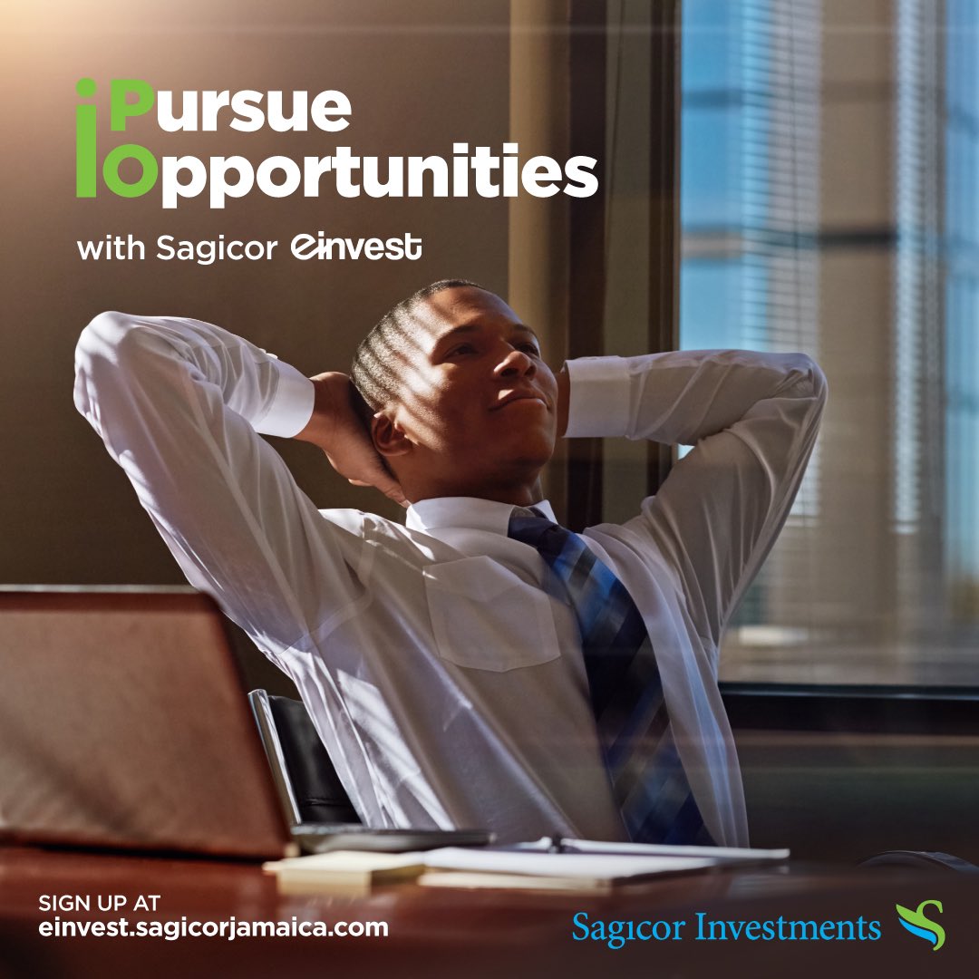 JamaicaGleaner's tweet photo. #AD: Stay ahead with Sagicor eInvest!
Easily apply for IPOs online and seize every investment opportunity. Sign up now ( https://t.co/Ey162If0nG) and experience the convenience!
#ThinkWealth #SagicorInvestments
*Conditions Apply. https://t.co/RhMnVlcLoE
