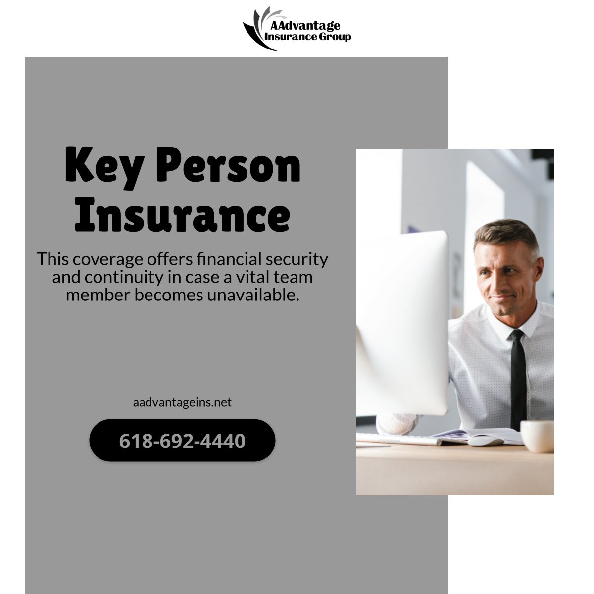 AAdvantageIns1's tweet photo. Behind every successful business, there are key individuals who drive its success. Key person insurance is the strategic move that secures your company's stability by providing necessary funds in the event of a key person's absence. https://t.co/eMMtRsV8QN