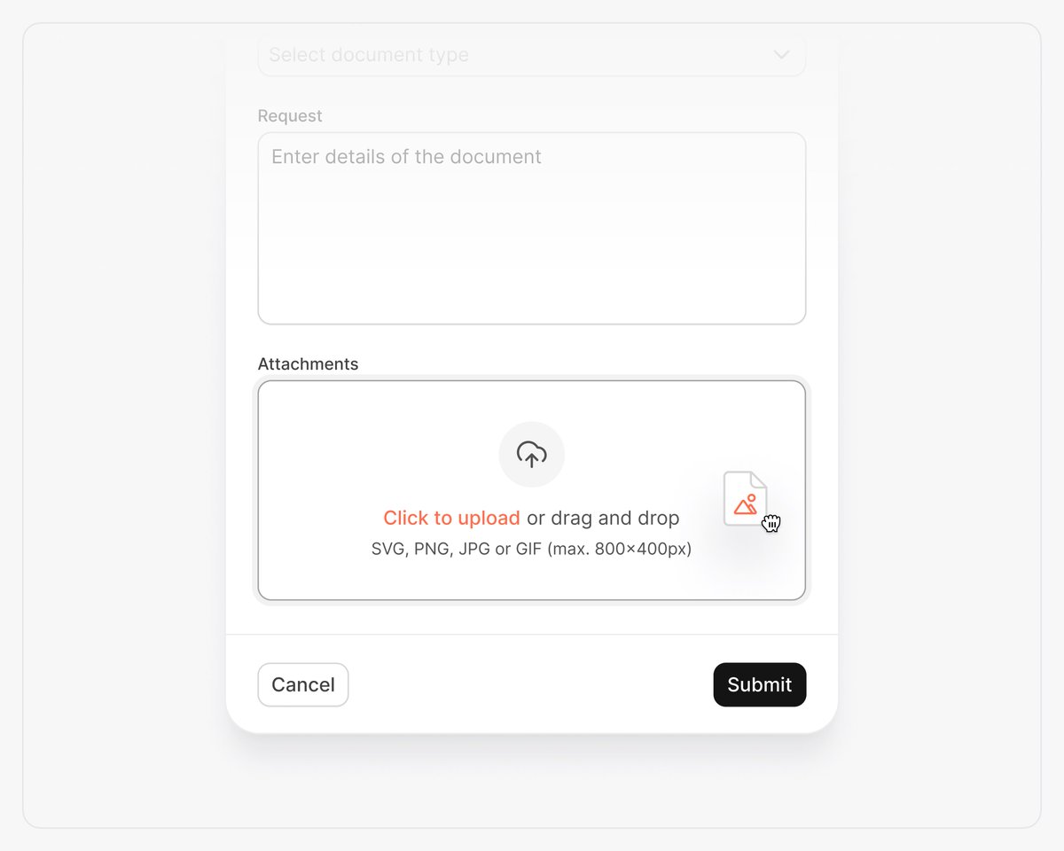Drag, drop, upload—effortless file attachments. ✨ <a href="/joinhumanlot/">Humanlot</a>