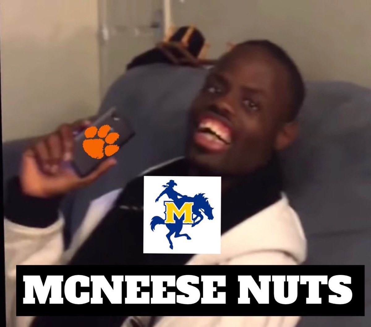 Hey Clemson something came in the mail for you today! 🥜  #GOTEEM #MarchMadness2025 #Mcneese #clemson