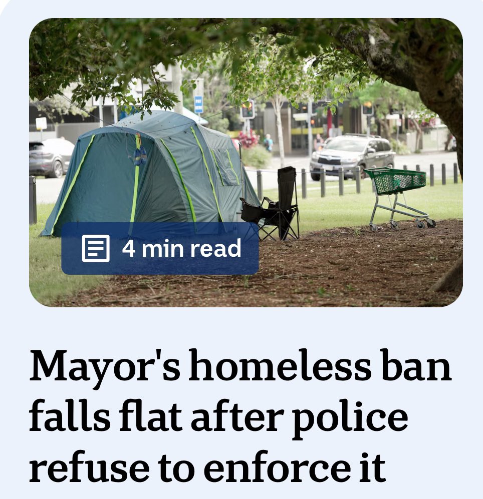 BenPennings's tweet photo. When your policy is so heartless and cruel that even the Qld Police won’t enforce it 🙄 https://t.co/avF4uyBWtv