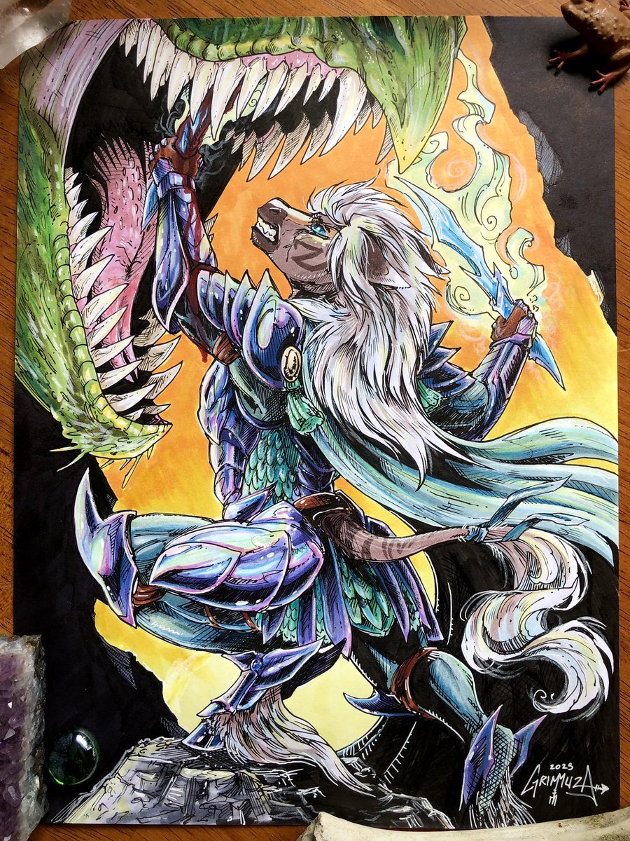 FOR THY BROTHERS OF STEEEL AND HEAVY METAL
youtube.com/watch?v=2az2Vx…

Full body traditional piece for the MIGHTY ConjureHorse!!! 

Finally getting over a nasty cold, good to get the mind and hands creating again!!