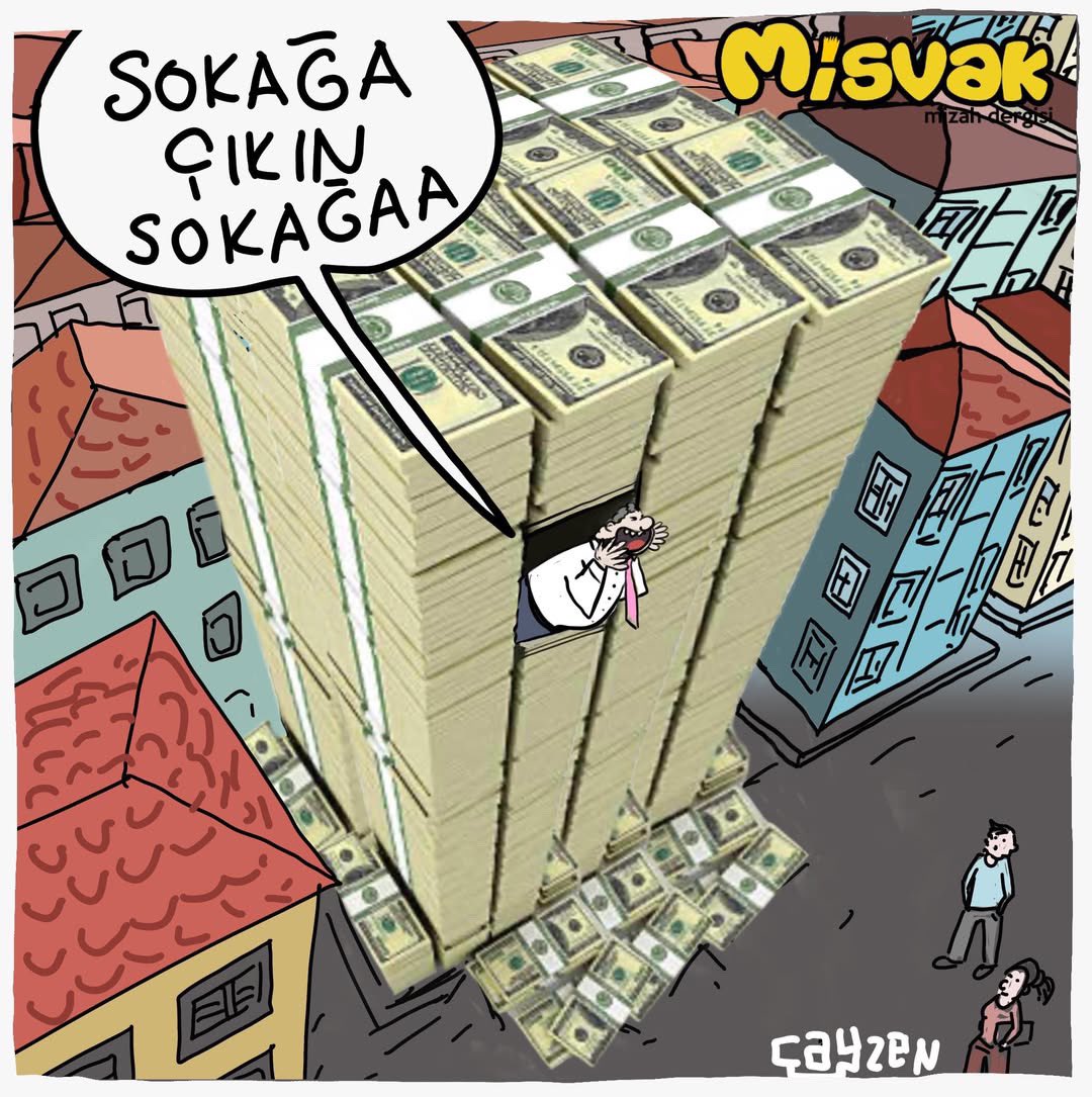 Para kulelerinden halkı #sokaga çağırıyorlar!
