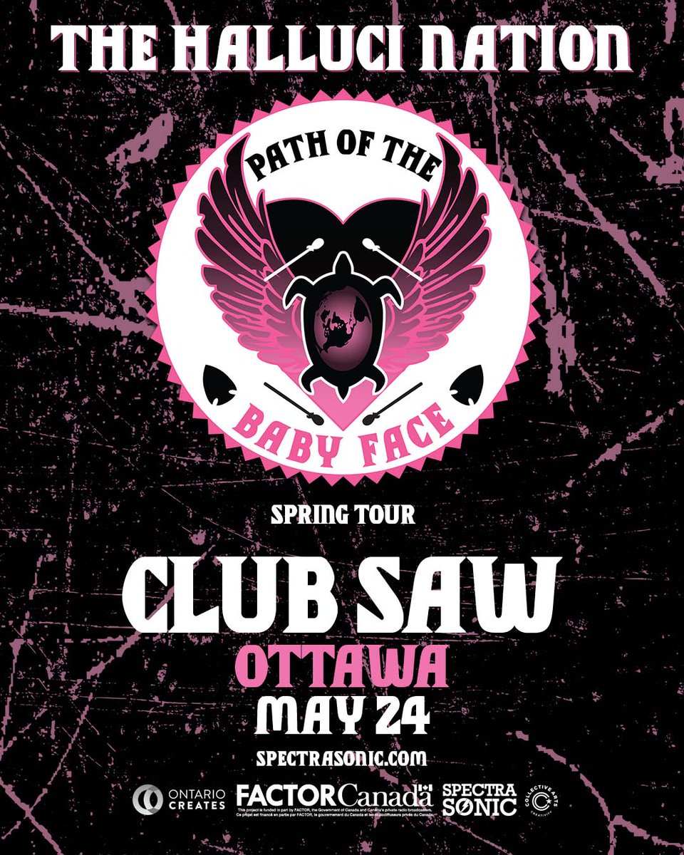 95.7 ELMNT FM (@957elmntfm) on Twitter photo The Halluci Nation (<a href="/atribecalledred/">The Halluci Nation</a>) is bringing the Path of the Baby Face tour to <a href="/SAW_Centre/">SAW</a> on May 24th! Tickets go on general sale on March 21st, but you can get your tickets early by using the code "ELMNT" right now! <a href="/spectrasonic/">spectrasonic</a>
Purchase tickets: ticketweb.ca/event/the-hall… The Halluci Nation (<a href="/atribecalledred/">The Halluci Nation</a>) is bringing the Path of the Baby Face tour to <a href="/SAW_Centre/">SAW</a> on May 24th! Tickets go on general sale on March 21st, but you can get your tickets early by using the code "ELMNT" right now! <a href="/spectrasonic/">spectrasonic</a>
Purchase tickets: ticketweb.ca/event/the-hall…