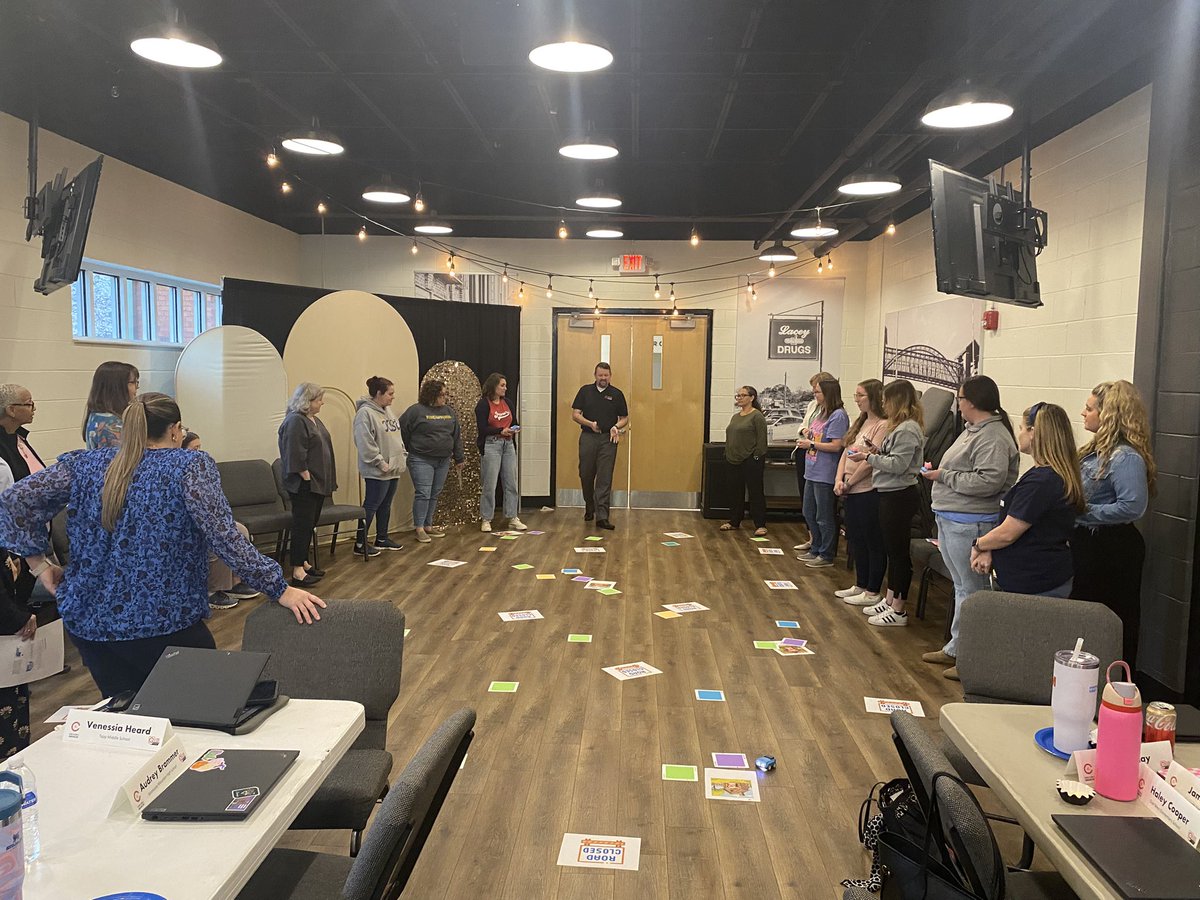 STEMcobb's tweet image. The #STEMCobb #CTLA25 cohort wrapped up our last meeting together with a team building exercise coding @Sphero indi robots and sharing Impact Projects. Lots of reflection and connections made! @CobbPLearning