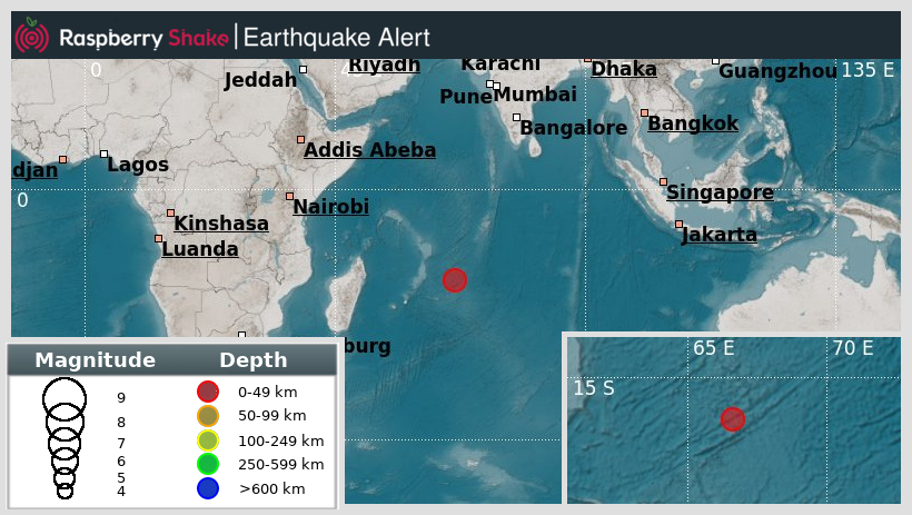raspishakEQ's tweet photo. Preliminary M5.4 #Earthquake
ID: #rs2025foukos
489km from #PortMathurin, #Mid-IndianRidge
2025-03-20 21:00 UTC
Source: #EMSC
@raspishake
Join the largest #CitizenScience EQ community ➡ https://t.co/Y5O0dgJqJF
EVENT ➡ https://t.co/itGoUoXqgs https://t.co/KFgizAjQZ7