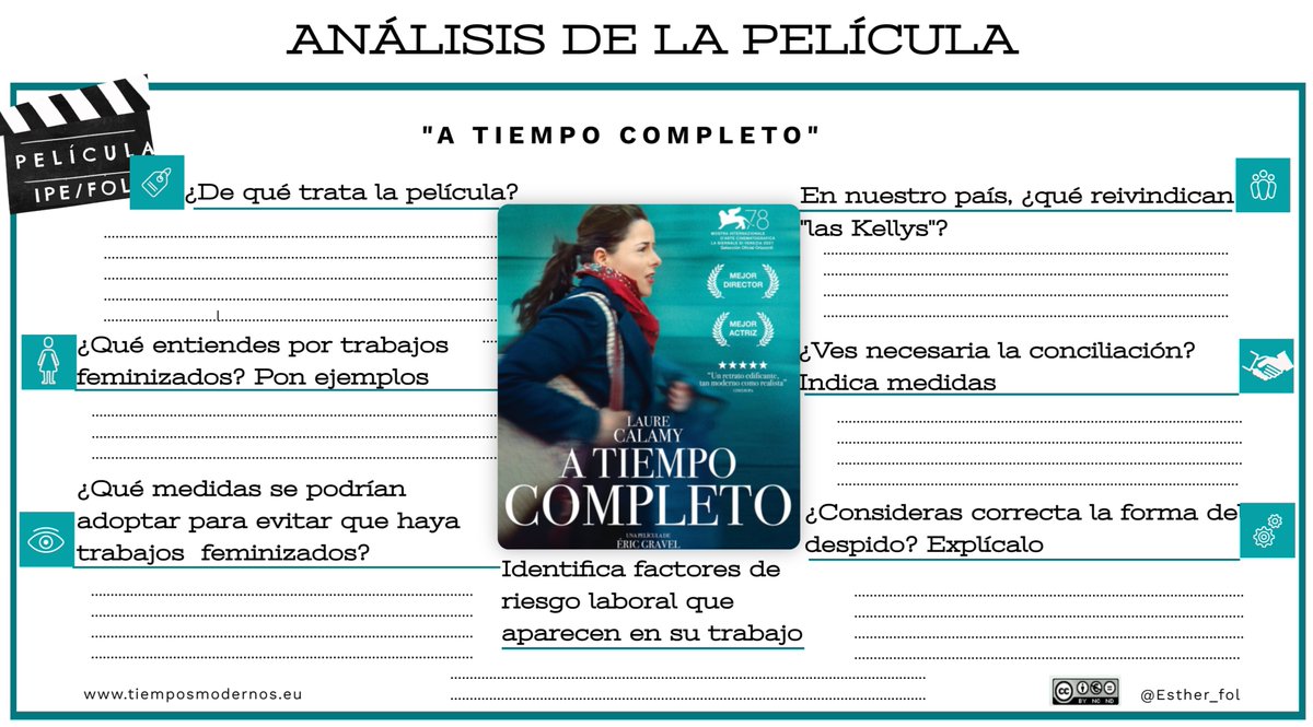 #FOLcomparte📽️Visionado y análisis de la película «A Tiempo Completo», del director Eric Gravel #OPAFI24🎬tiemposmodernos.eu/cine-para-fol-…
