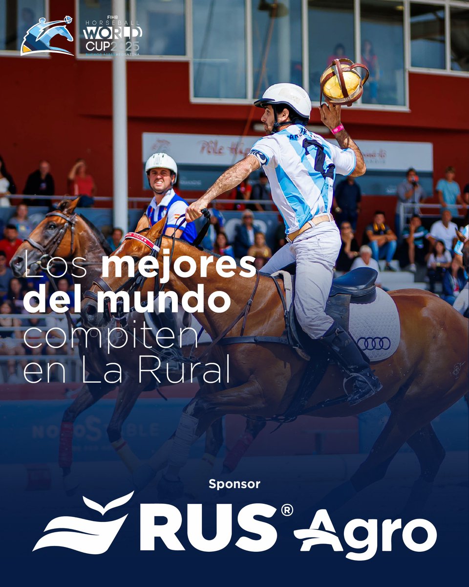 En cada salto, en cada galope, RUS está con vos. Disfrutá Nuestros Caballos con la tranquilidad de estar asegurado. 🐎💙  

⚡️ RUS Sponsor #MundialdeHorseball2025