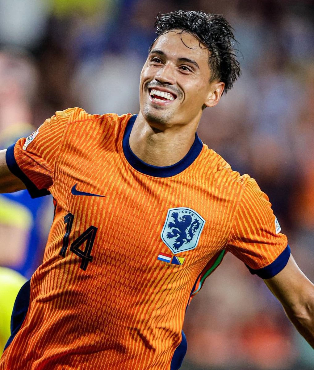 FabrizioRomano's tweet photo. ✨🇳🇱 Tijjani Reijnders’ goal for Dutch national teams makes him reach 21 G/A for club and country this season.

He’s recently signed new long term deal at AC Milan. https://t.co/Nhj9hxThcH