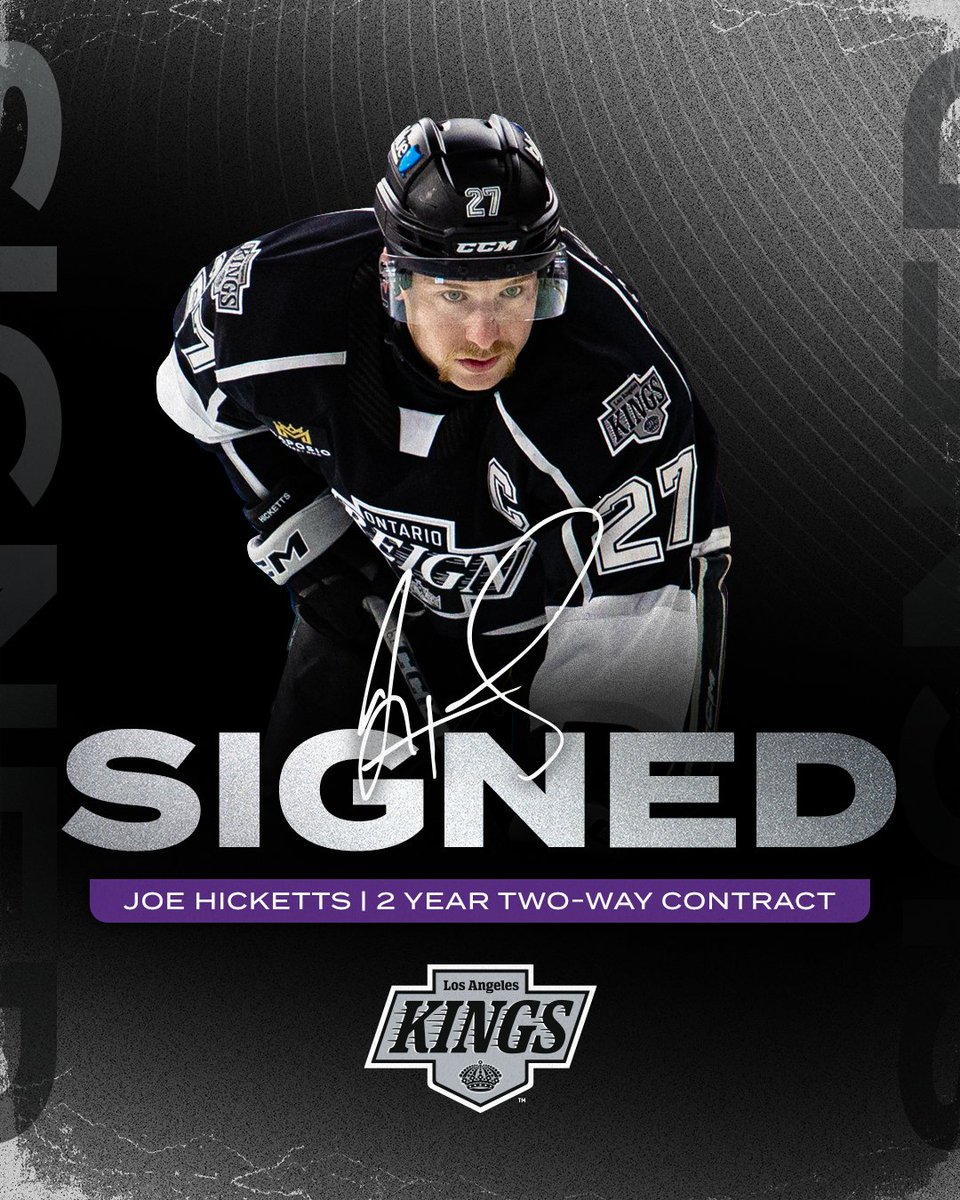 ontarioreign's tweet photo. The captain isn't going anywhere!!

The @LAKings have signed defenseman Joe Hicketts to a two-year, two-way contract extension!

📰 https://t.co/aW1MYc50yO https://t.co/1jCWxtYf4f