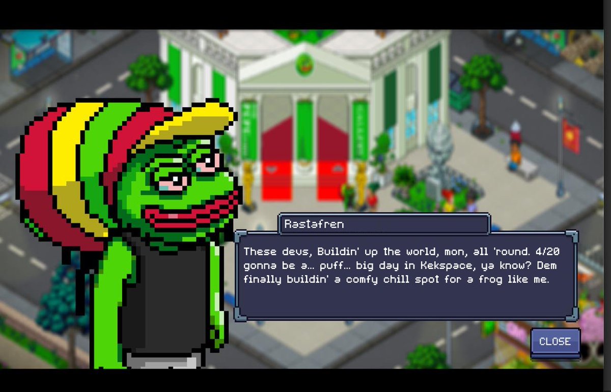 Reporting live from Kekspace, Rastafren on the scene. Stay tuned for more posts today!