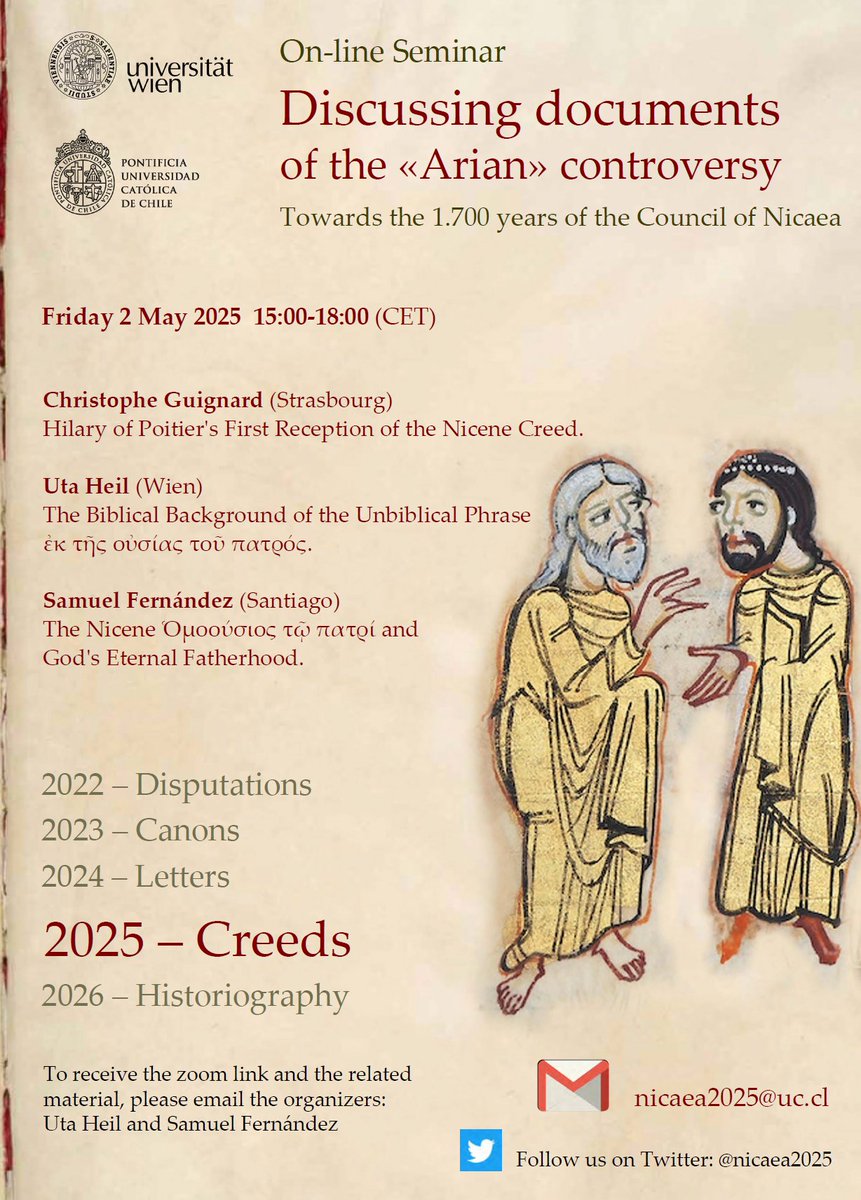 Next session of our on-line seminar: Friday, May 2, 2025: 15:00-18:00 (CET). Christophe Guignard (Strasbourg), Uta Heil (Wien), and Samuel Fernández (Santiago)