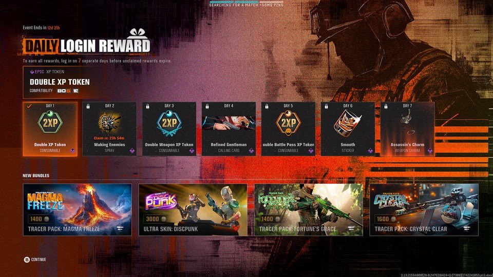 Activision has added Daily Login Rewards to Black Ops 6 and Warzone.