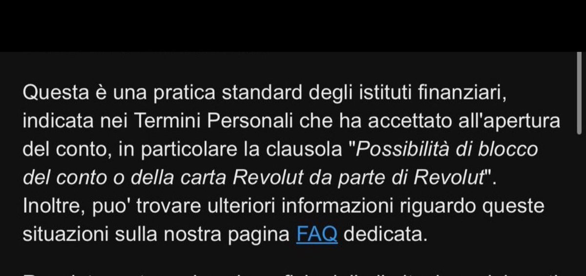 michele11ar's tweet photo. @RevolutBusiness @wizzair be careful with this clause…Revolut blocks accounts for months on end, blocking your accounts without reason @revolutsupport https://t.co/F3aUuXFl1B