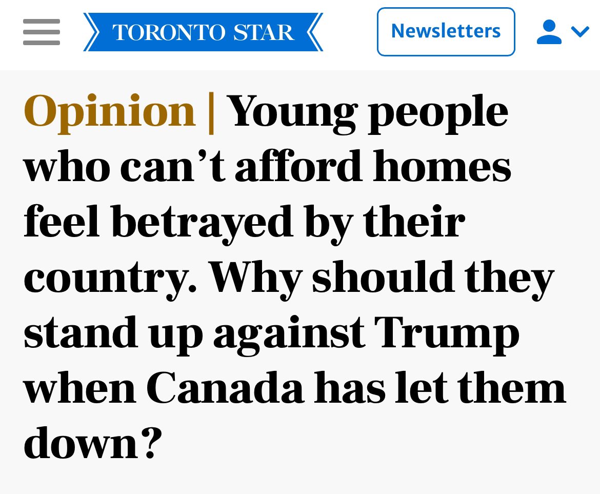 New column by me in the <a href="/TorontoStar/">Toronto Star</a>! 

The housing crisis is a national security issue. 

If we are to actually protect ourselves from Trump and other adversaries, then we must make housing affordable again.

thestar.com/opinion/contri…