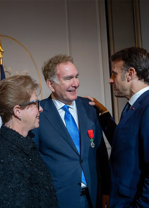 We're proud to share that Richard D. Fain, Royal Caribbean Group's Chairman of the Board of Directors, has been awarded the prestigious Legion of Honor, France's highest decoration, by President Emmanuel Macron of France. Congratulations, Richard!