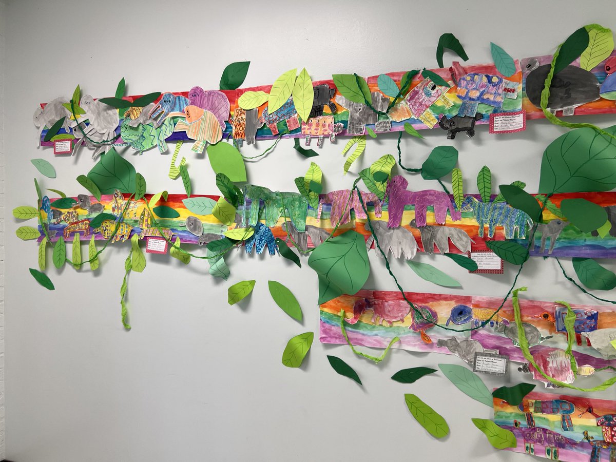 Just love our “Elmer The Elephant!” We have used a variety of materials to represent one of our favourite story characters!