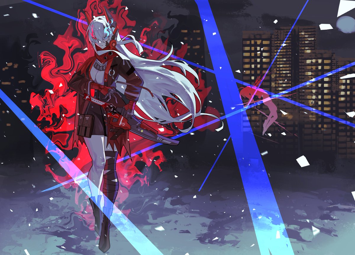 Fanart of "Unknown Construct α", aka "Alpha" or "Crimson Abyss" doing her signature move / ult

My commission with Exemind

#战双帕弥什 #パニグレ #PGR