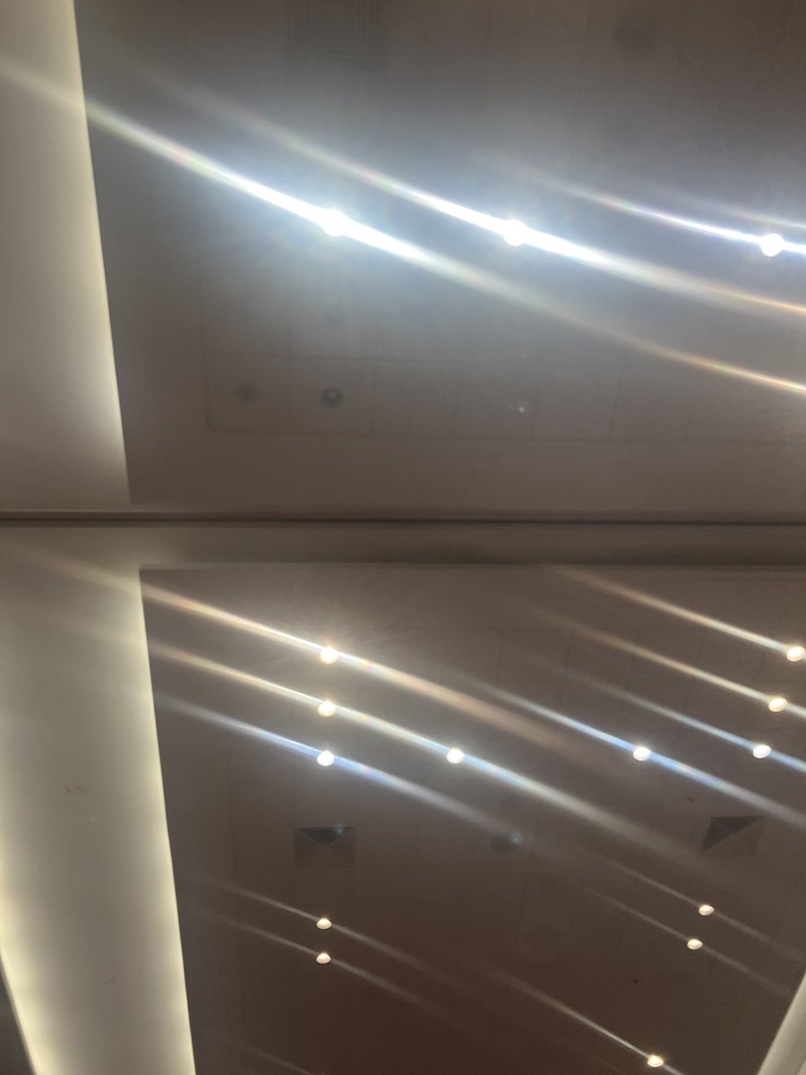 Not posting a lot on here because I’m enjoying the hell out of #GDC2025 

I don’t really have any important pictures of the things I’ve done. but here is a peek behind the scenes: a picture of the CA Lounge ceiling.