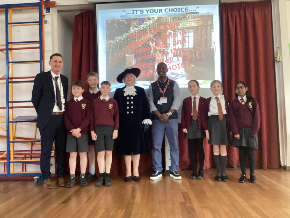 What a privilege to welcome back Francis Osei-Appiah  from Reform, Restore,Respect who talked to our year 6 pupils about choices and the importance of education. He was joined by the High Sheriff of Kent who also spoke to our pupils about her role. Inspirational afternoon!