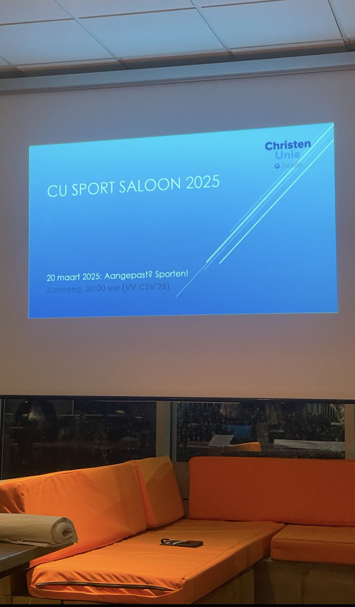 Dank <a href="/JolienElshof/">Jolien Elshof-Rook</a> van <a href="/CUZwolle/">ChristenUnie Zwolle</a> voor de uitnodiging vanavond in de inspirerende Sport Saloon met als thema Aangepast Sporten in Zwolle.