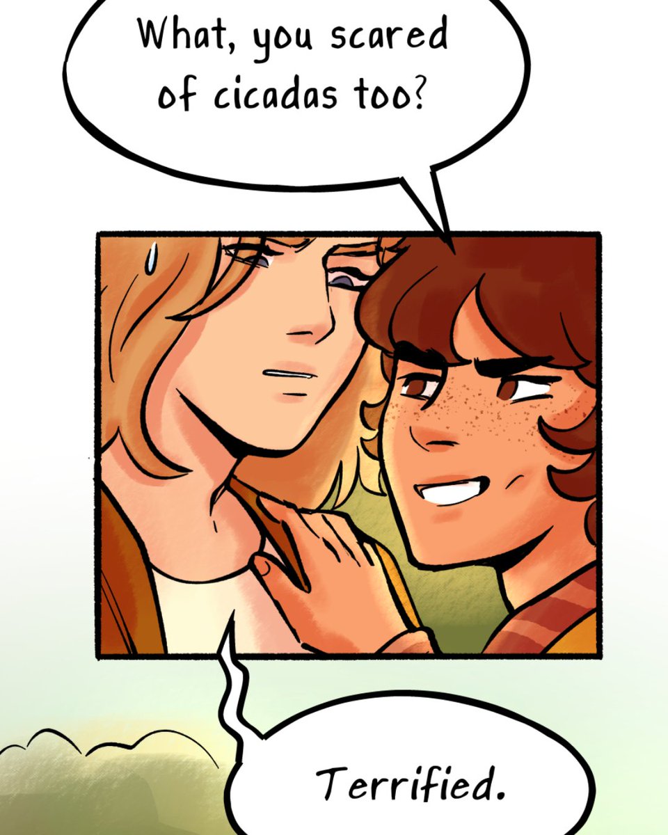 ManicPX's tweet photo. He’s just a regular guy, or something like that.. 
New #peanutsoupcomic update up now!! 

#webtoon #peanutsoupwebtoon #webtooncanvas #tapasmedia #webcomics https://t.co/UinjUZ0nIs