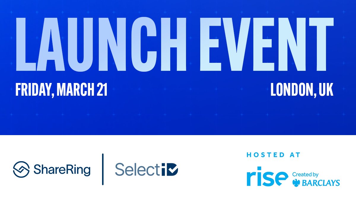 ShareRingGlobal's tweet photo. ShareRing CEO @RyanBessemer is in London today at the closed‑door #SelectID launch event, engaging with global business leaders and government officials to champion our revolutionary identity solutions. 

#DigitalIdentity #SelectID #ShareRing https://t.co/wBeKB1WA4N