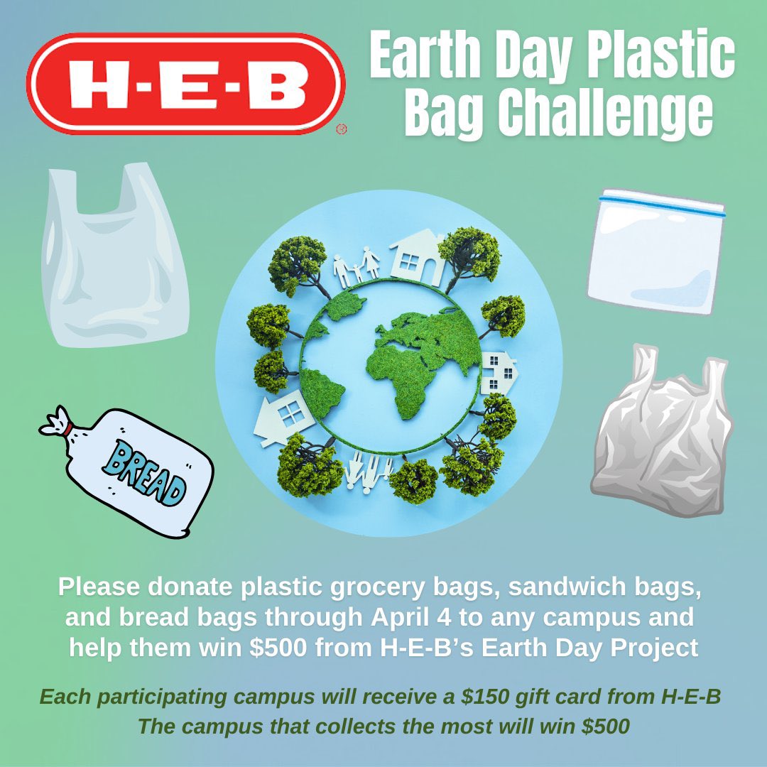 Our  #JenksRDR students are participating in the <a href="/HEB/">H-E-B</a> plastic bag challenge. Please drop off your plastic bags during school hours at <a href="/MJEjags/">Jenks Elementary</a>. There is a box near the entrance.