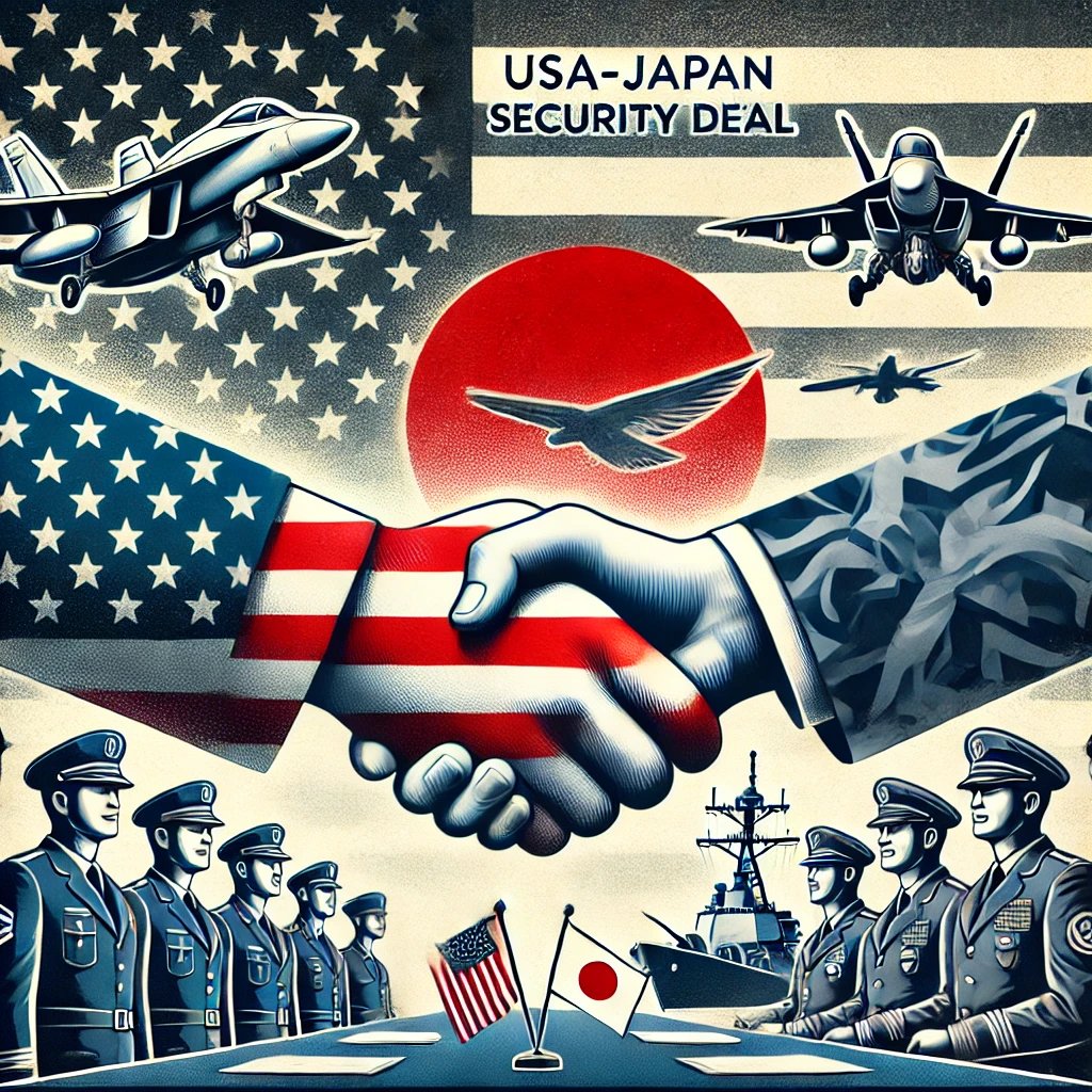 itstripathi8159's tweet image. Trump ne US-Japan सुरक्षा समझौते को 'अनुचित' बताया, जबकि इसे खुद अमेरिका ने बनाया था। उनका कहना है कि अमेरिका जापान की रक्षा करता है, लेकिन जापान पर ऐसी कोई ज़िम्मेदारी नहीं। #Trump #USJapan #SecurityDeal