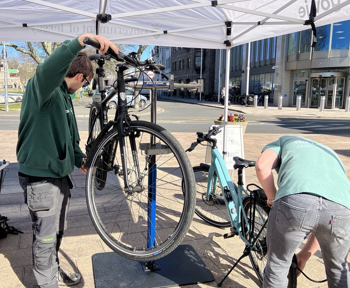 Thanks to everyone who came along to our pop-up bike clinic today. Keep your eyes peeled for the next one 👀 🚲