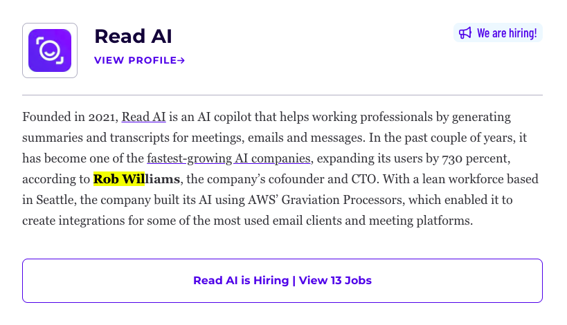Big congrats to our Co-Founder &amp; CTO, Rob Williams, for being recognized as one of <a href="/BuiltIn/">Built In</a>'s Most Disruptive Leaders in AI! 🎉

When he's not busy shaping the future of AI, you can find him sailing, chewing gum, and furiously correcting PST to PDT. 

builtin.com/articles/top-a…