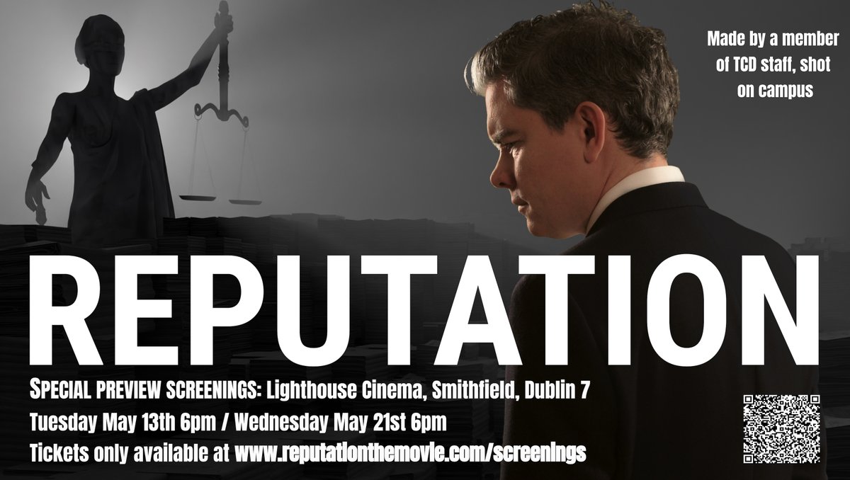 A new independent feature film written and directed by Philip Curry from Trinity’s School of Social Work and Social Policy will be released in May 2025. For more information about ‘Reputation’ and preview screenings visit: reputationthemovie.com