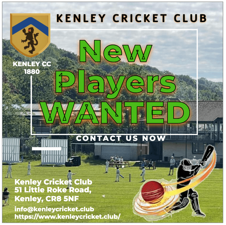 Kenleycricket's tweet photo. New Players Wanted #Pitchero
https://t.co/cbkGIcgzzQ https://t.co/Xe8xW3gg0B