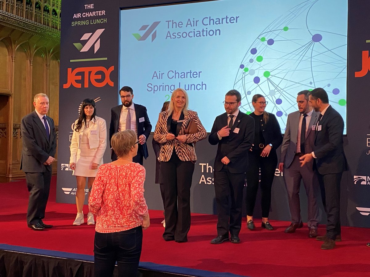 aircharterguide's tweet image. Samanda Omanovic, flight manager at IW Aviation wins an AC-U-KWIK Premium Subscription at the Air Charter Association Spring Luncheon in London. #bizav #vipflight
